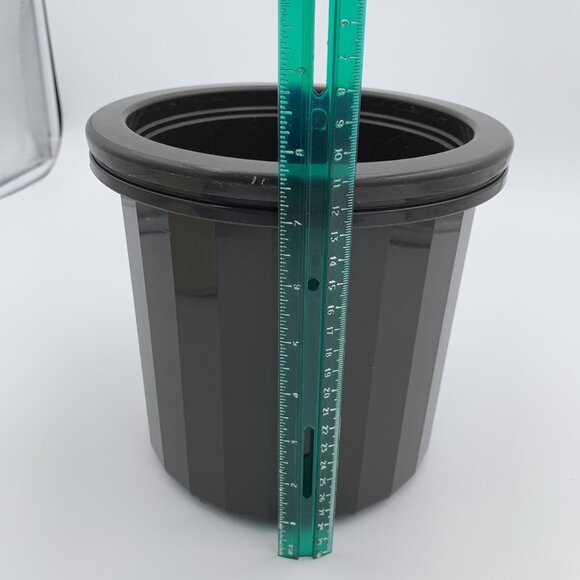 Tupperware Ice Bucket with Lid 1683 1684 1417  Insulated Brown Push Button VTG - Picture 15 of 16